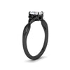 Load image into Gallery viewer, irish-split-oval-shaped-solitaire-diamond-ring-in-black-gold-FD9286OVANGLE2-NL-BG
