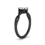 Load image into Gallery viewer, irish-split-oval-shaped-solitaire-diamond-ring-in-black-gold-FD9286OVANGLE2-NL-BG
