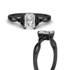 Load image into Gallery viewer, irish-split-radiant-cut-solitaire-diamond-ring-in-black-gold-FD9286RAANGLE3-NL-BG