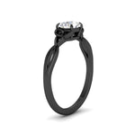 Load image into Gallery viewer, irish-split-round-cut-solitaire-diamond-ring-in-black-gold-FD9286ROANGLE2-NL-BG
