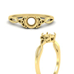 Load image into Gallery viewer, irish-split-semi-mount-solitaire-diamond-ring-in-yellow-gold-FD9286SMANGLE3-NL-YG
