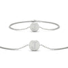 Load image into Gallery viewer, Alphabet disc diamond bracelet