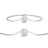 Load image into Gallery viewer, Alphabet disc diamond bracelet
