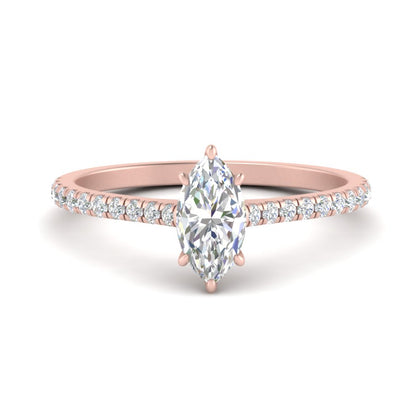lab-created-marquise-cut-diamond-french-pave-engagement-ring-in-rose-gold-FD9918MQR-NL-RG