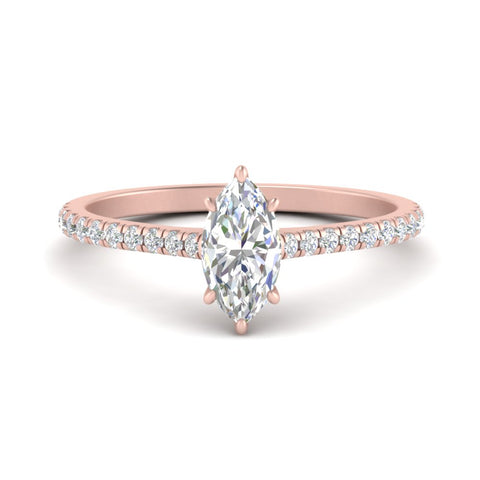 lab-created-marquise-cut-diamond-french-pave-engagement-ring-in-rose-gold-FD9918MQR-NL-RG