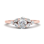 lab-created-oval-vintage-marquise-&-round-engagement-ring-in-rose-gold-FDENR635OVR-NL-RG