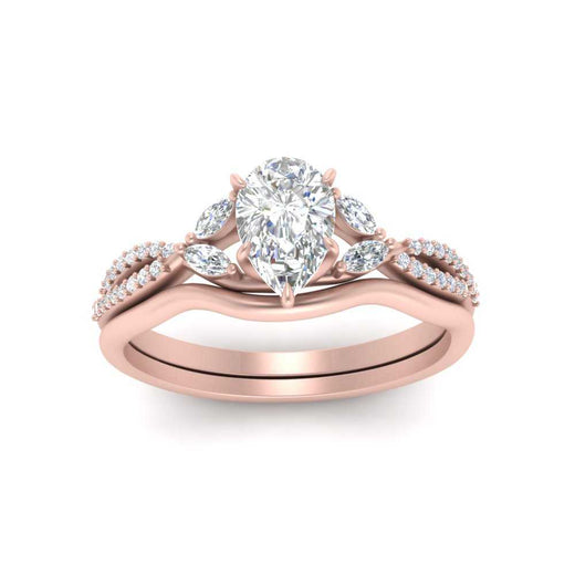 lab-created-pear-diamond-twisted-vine-pavé-matching-bridal-set-in-rose-gold-FDENR3211PE