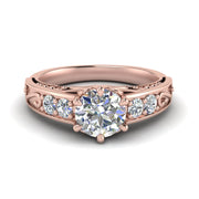 lab-created-round-cut-filigree-engagement-ring-in-rose-gold-FD9143ROR-NL-RG