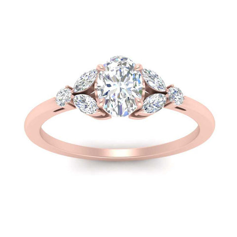 lab-grown-oval-marquise-&-round-accent-engagement-ring-in-rose-gold-FDENR635OVRANGLE5-NL-RG