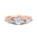 Thumbnail 1 - lab-grown-round-cut-curved-vine-engagement-ring-in-rose-gold-fdens11635rorsleep-nl-rg