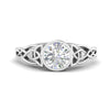 Load image into Gallery viewer, lab-grown-round-diamond-celtic-bezel-engagement-ring-in-white-gold-FD10030ROR-NL-WG