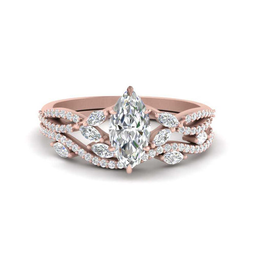 lab-marquise-cut-diamond-vine-bridal-ring-set-in-rose-gold-FDENR3211MQ-NL-RG
