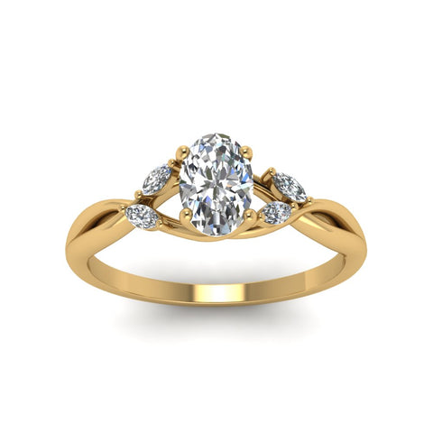 lab-oval-diamond-ring-with-twisted-split-shank-and-marquise-accents-in-14K-yellow-gold-FD8300OVRANGLE5-NL-YG