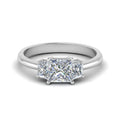 Thumbnail 4 - lab-princess-cut-diamond-trapezoid-engagement-ring-in-14K-white-gold-FDENR7981PRR-NL-WG