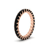 Load image into Gallery viewer, ladies-2-carat-black-diamond-princess-cut-eternity-band-in-rose-gold-FD10203PRBGBLACKANGLE2-2.00CT-NL-RG.jpg