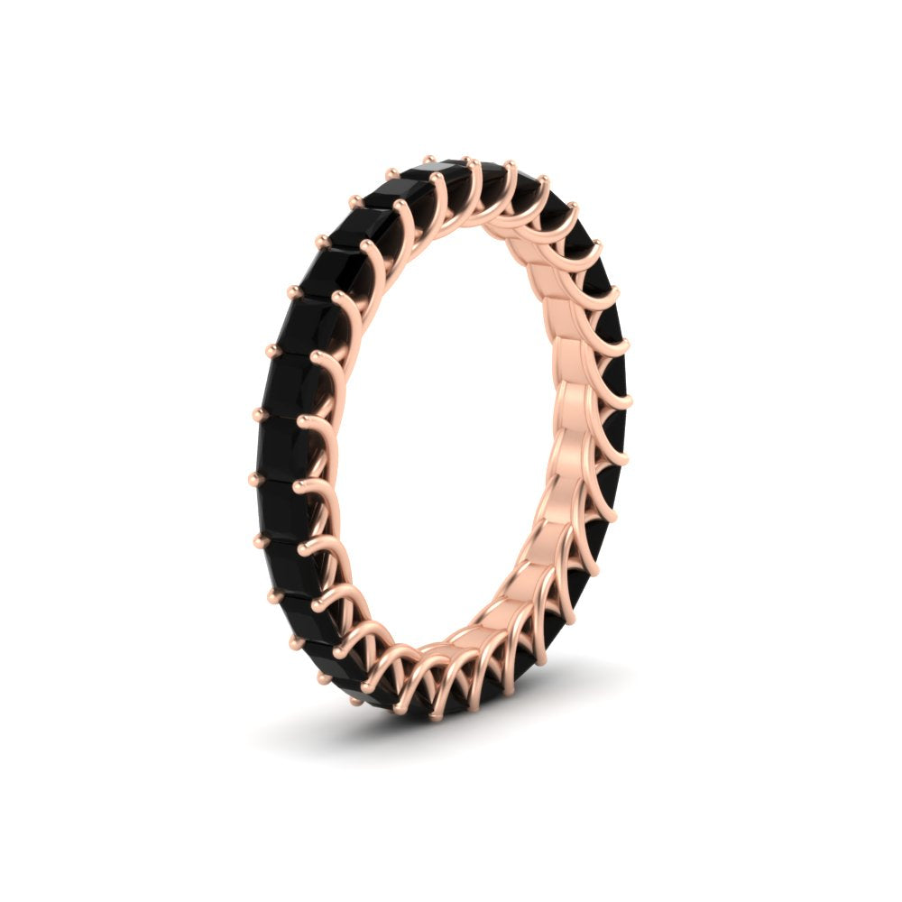 Ladies 2 Carat Princess Cut Eternity Band