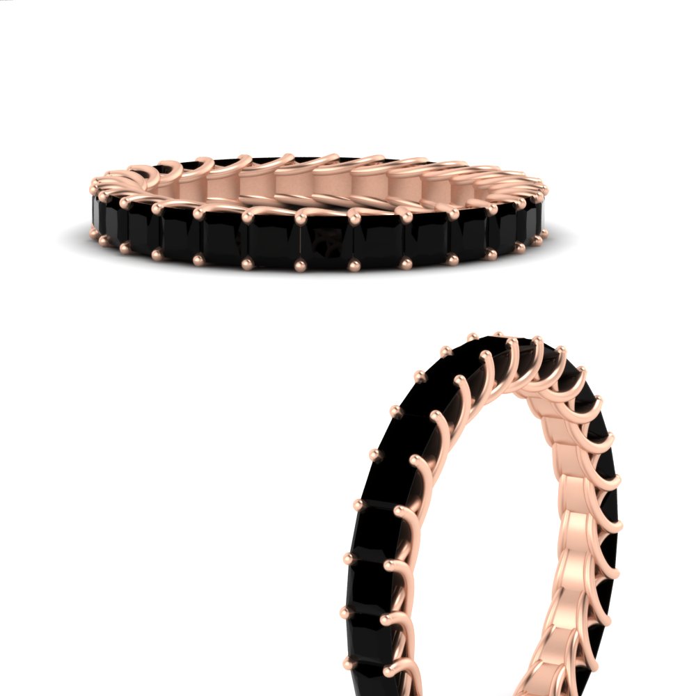 Ladies 2 Carat Princess Cut Eternity Band