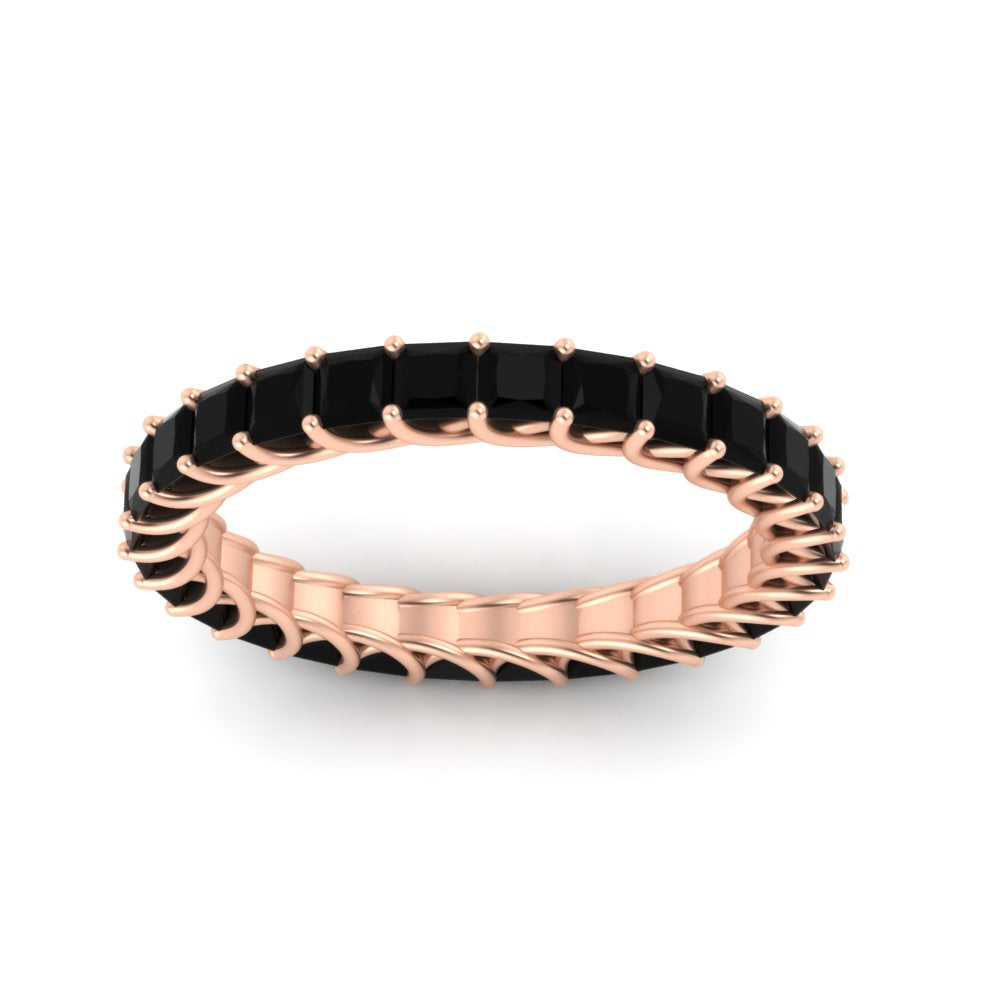 Ladies 2 Carat Princess Cut Eternity Band