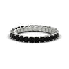 Load image into Gallery viewer, ladies-2-carat-black-diamond-princess-cut-eternity-band-in-white-gold-FD10203PRBGBLACK-2.00CT-NL-WG.jpg