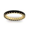 Load image into Gallery viewer, ladies-2-carat-black-diamond-princess-cut-eternity-band-in-yellow-gold-FD10203PRBGBLACKANGLE5-2.00CT-NL-YG.jpg