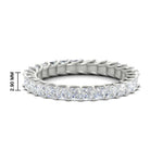 Load image into Gallery viewer, Ladies 2 Carat Princess Cut Eternity Band
