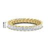 Load image into Gallery viewer, ladies-2-carat-diamond-princess-cut-eternity-band-in-yellow-gold-FD10203PRB-2.00CT-NL-YG-HW.jpg
