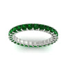 Load image into Gallery viewer, ladies-2-carat-emerald-princess-cut-eternity-band-in-white-gold-FD10203PRBGEMGRANGLE5-2.00CT-NL-WG.jpg