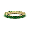 Load image into Gallery viewer, ladies-2-carat-emerald-princess-cut-eternity-band-in-yellow-gold-FD10203PRBGEMGR-2.00CT-NL-YG.jpg