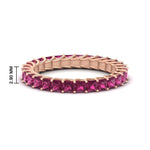 Load image into Gallery viewer, Ladies 2 Carat Princess Cut Eternity Band
