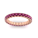 Load image into Gallery viewer, Ladies 2 Carat Princess Cut Eternity Band
