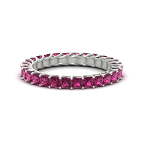 ladies-2-carat-pink-sapphire-princess-cut-eternity-band-in-white-gold-FD10203PRBGSADRPI-2.00CT-NL-WG.jpg