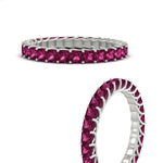 Load image into Gallery viewer, Ladies 2 Carat Princess Cut Eternity Band
