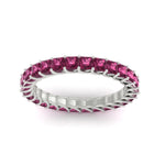 Load image into Gallery viewer, Ladies 2 Carat Princess Cut Eternity Band
