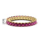 Load image into Gallery viewer, Ladies 2 Carat Princess Cut Eternity Band
