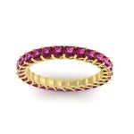 Load image into Gallery viewer, Ladies 2 Carat Princess Cut Eternity Band
