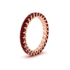 Load image into Gallery viewer, ladies-2-carat-ruby-princess-cut-eternity-band-in-rose-gold-FD10203PRBGRUDRANGLE2-2.00CT-NL-RG.jpg