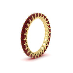 Load image into Gallery viewer, Ladies 2 Carat Princess Cut Eternity Band
