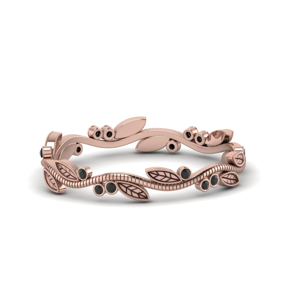 leaf-and-curl-black-diamond-enamel-band-in-rose-gold-FDEWB8349BGBLACK-NL-RG