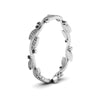 Load image into Gallery viewer, leaf-and-curl-black-diamond-enamel-band-in-white-gold-FDEWB8349BGBLACK-NL-WG