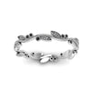 Load image into Gallery viewer, leaf-and-curl-black-diamond-enamel-band-in-white-gold-FDEWB8349BGBLACK-NL-WG