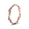 Load image into Gallery viewer, leaf-and-curl-diamond-enamel-band-in-rose-gold-FDEWB8349B-NL-RG