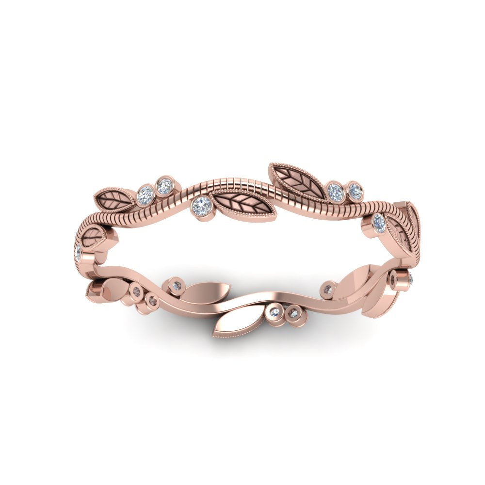 leaf-and-curl-diamond-enamel-band-in-rose-gold-FDEWB8349B-NL-RG