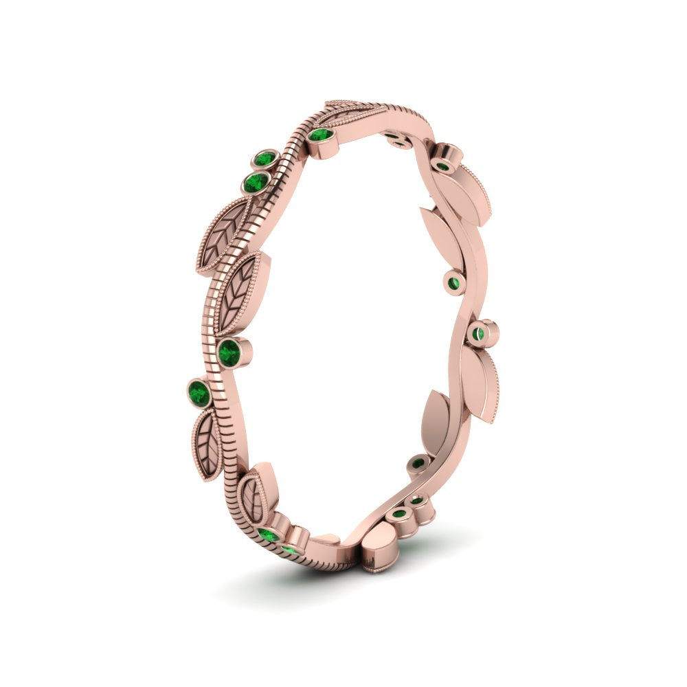 leaf-and-curl-emerald-enamel-band-in-rose-gold-FDEWB8349BGEMGR-NL-RG