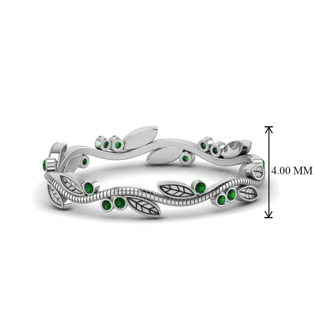 leaf-and-curl-emerald-enamel-band-in-white-gold-FDEWB8349BGEMGR-NL-WG
