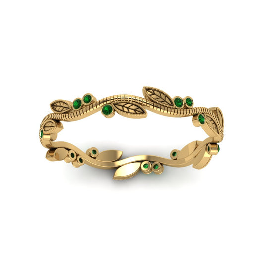 leaf-and-curl-emerald-enamel-band-in-yellow-gold-FDEWB8349BGEMGR-NL-YG