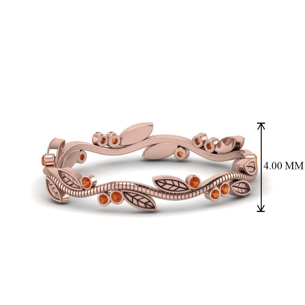 leaf-and-curl-orange-sapphire-enamel-band-in-rose-gold-FDEWB8349BGSAOR-NL-RG