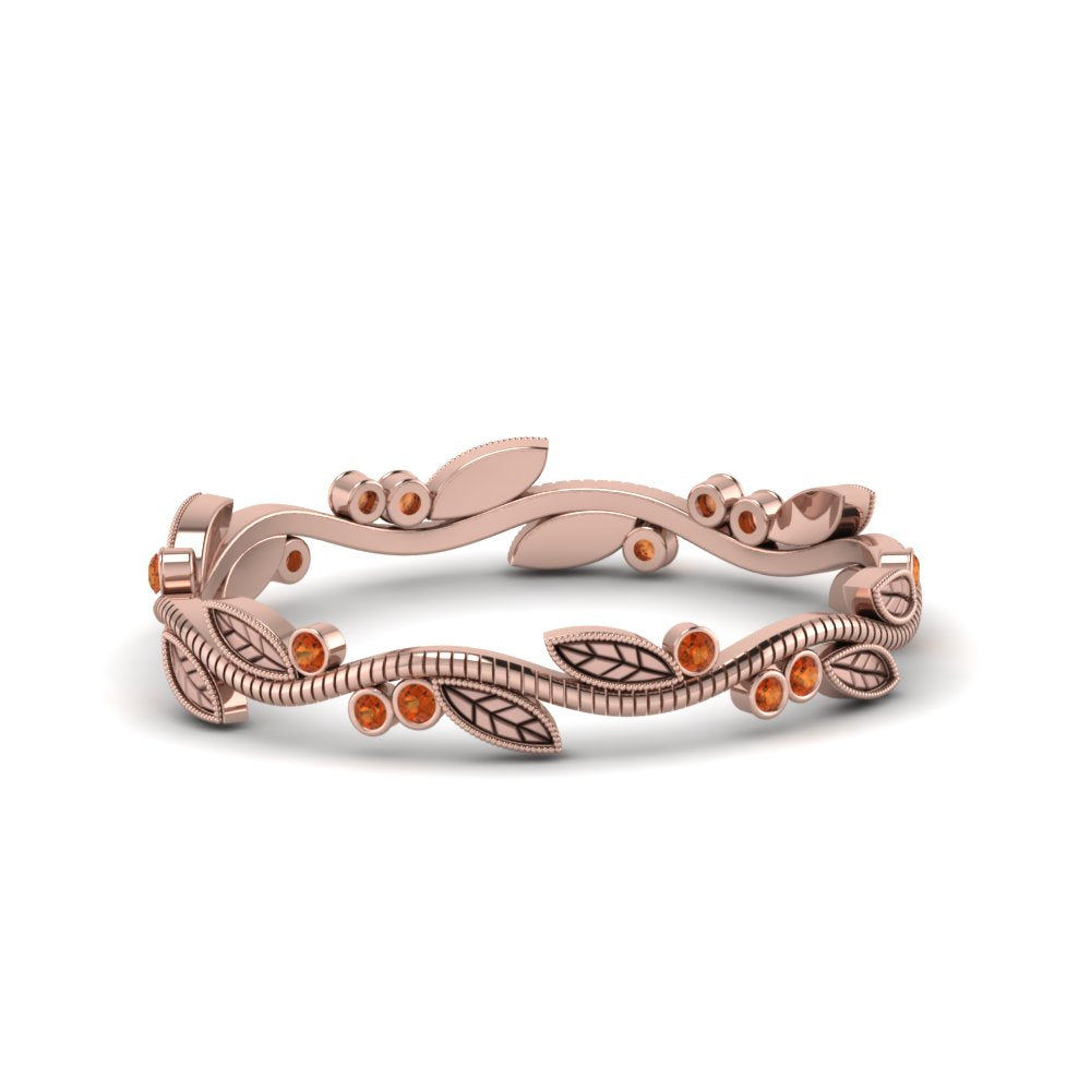 leaf-and-curl-orange-sapphire-enamel-band-in-rose-gold-FDEWB8349BGSAOR-NL-RG