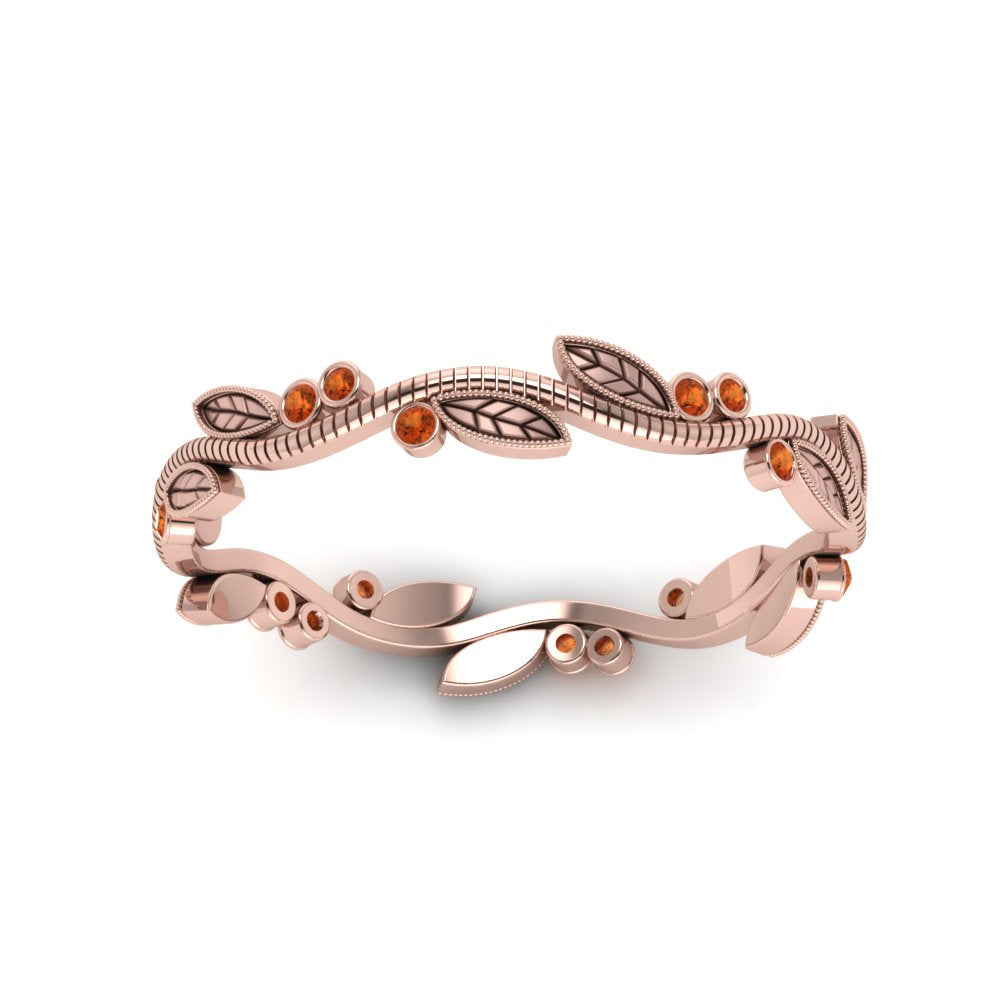leaf-and-curl-orange-sapphire-enamel-band-in-rose-gold-FDEWB8349BGSAOR-NL-RG