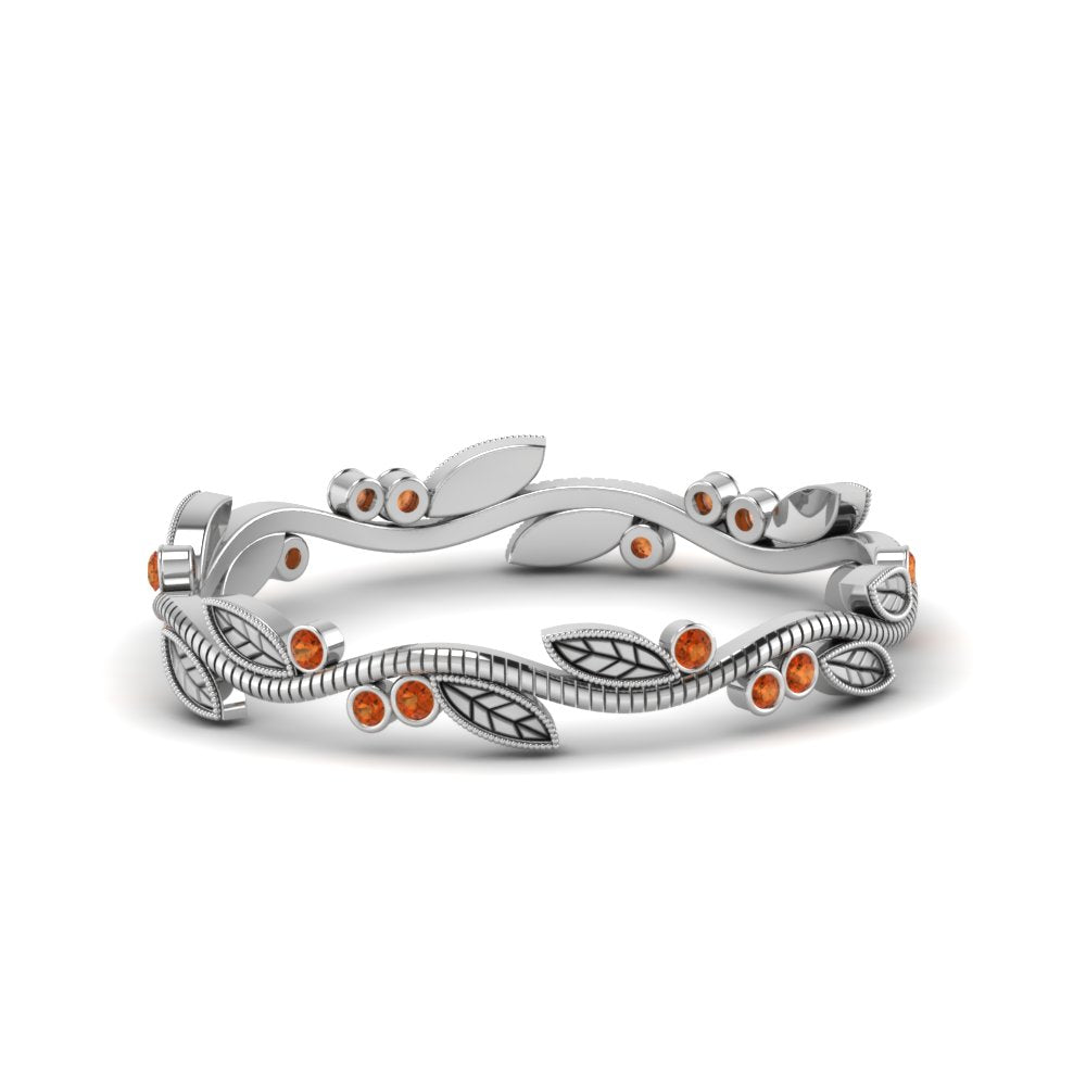 leaf-and-curl-orange-sapphire-enamel-band-in-white-gold-FDEWB8349BGSAOR-NL-WG