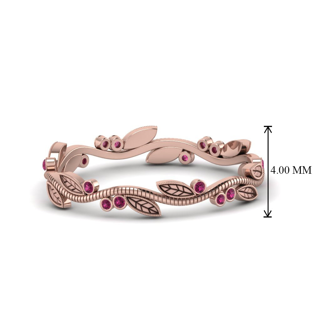 leaf-and-curl-pink-sapphire-enamel-band-in-rose-gold-FDEWB8349BGSADRPI-NL-RG